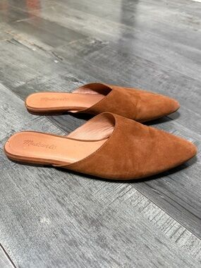 Madewell Tan Suede Pointed-Toe
Slide Mules 9.5